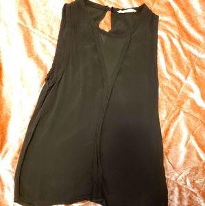 Black tank top